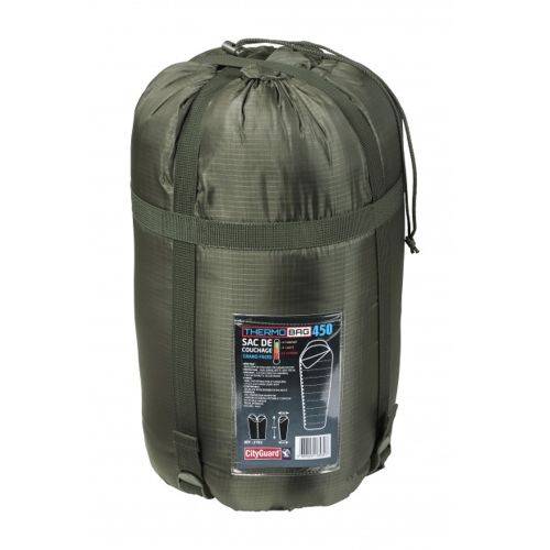 Sac de couchage thermobag 450 grand froid vert - City Guard