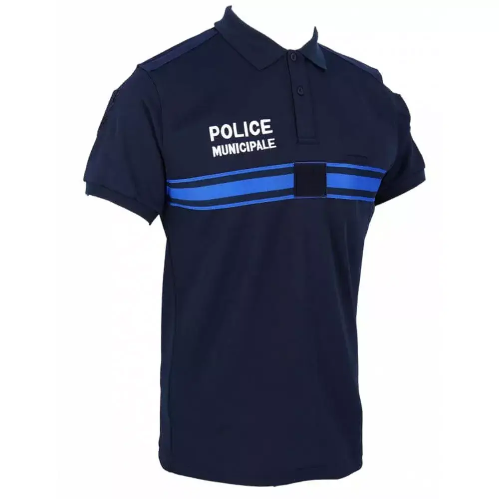 Polo manches courtes double face Police Municipale - DMB Uniforme