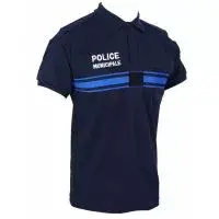 Polo manches courtes double face Police Municipale - DMB Uniforme