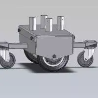 Robot d'entrainement au tir - ROBOTIC TARGET 2WD