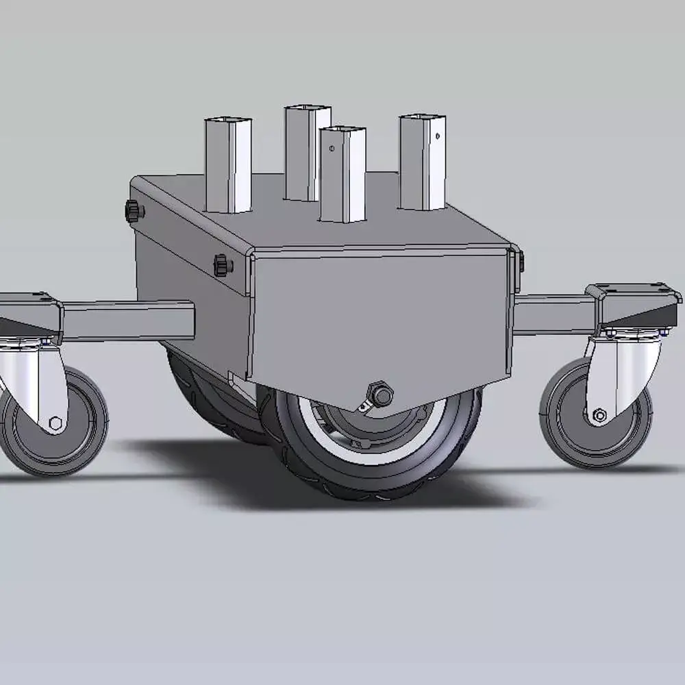 Robot d'entrainement au tir - ROBOTIC TARGET 4WD