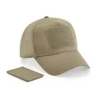 Casquette 5 pans avec patch amovible personnalisable coyote