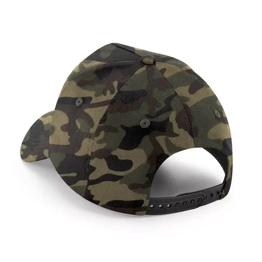 Casquette 5 pans avec patch amovible personnalisable camo