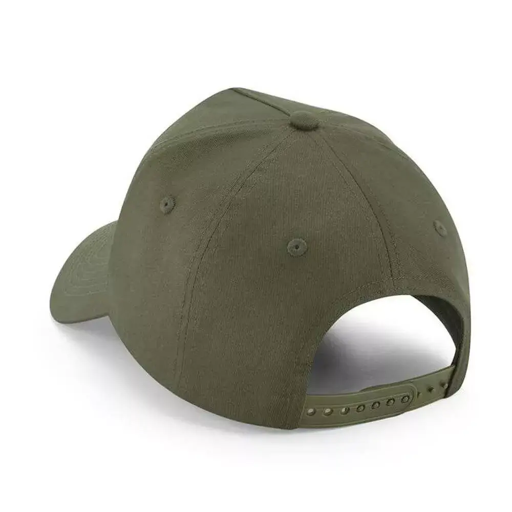 Casquette 5 pans avec patch amovible personnalisable vert armee Casquette 5 pans avec patch amovible personnalisable vert armee