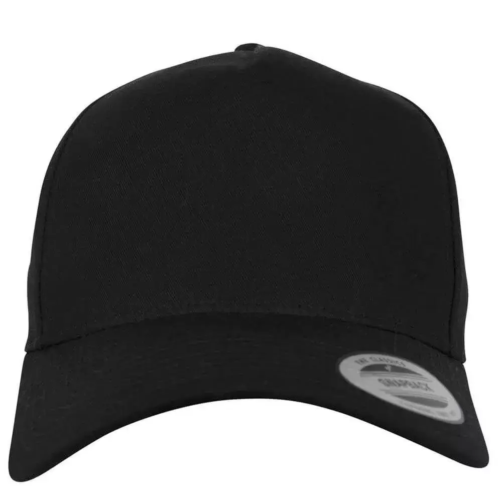 Casquette 5 pans personnalisable noir
