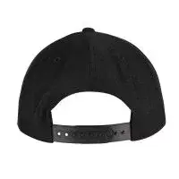Casquette en laine 5 pans personnalisable noir