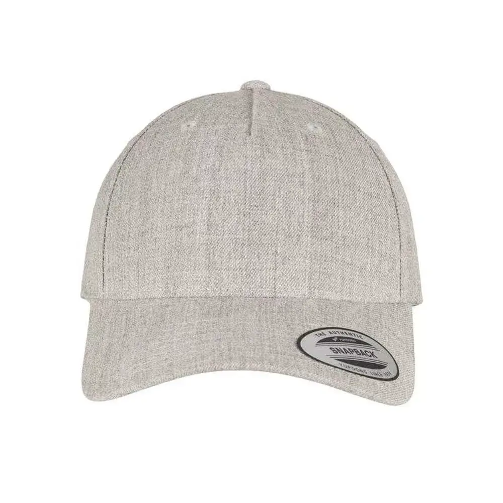 Casquette en laine 5 pans personnalisable gris