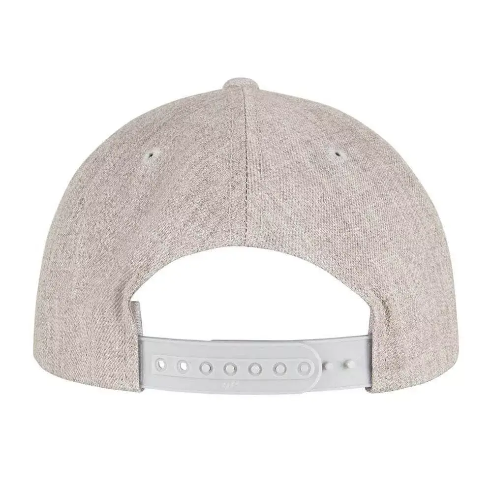 Casquette en laine 5 pans personnalisable gris