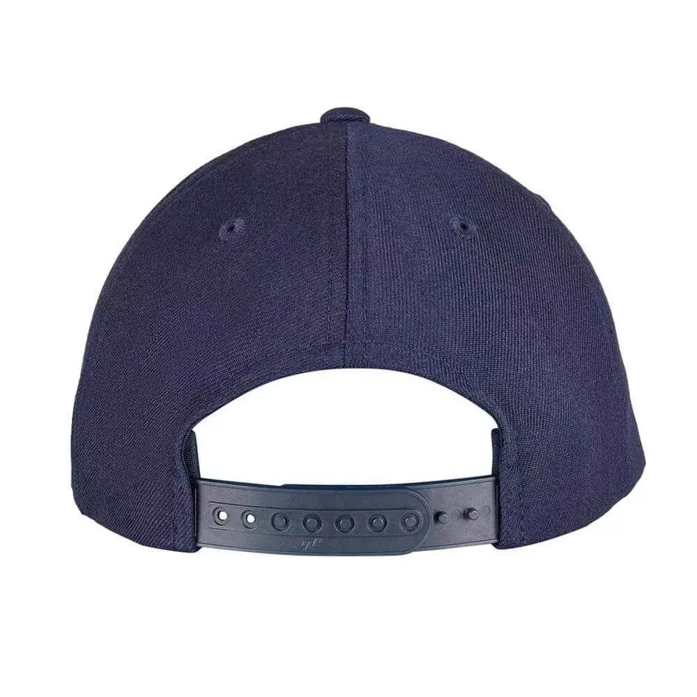 Casquette en laine 5 pans personnalisable bleu marine Casquette en laine 5 pans personnalisable bleu marine