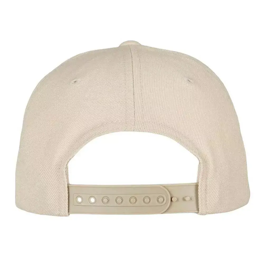Casquette en laine 5 pans personnalisable tan