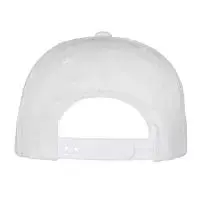 Casquette en laine 5 pans personnalisable blanc