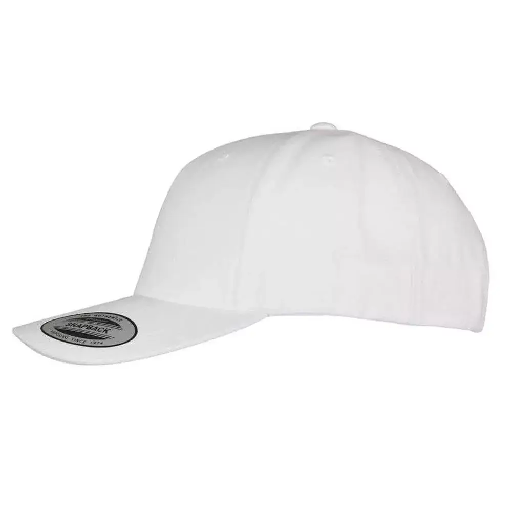 Casquette en laine 5 pans personnalisable blanc