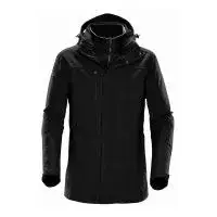 Parka homme 3 en 1 personnalisable noir