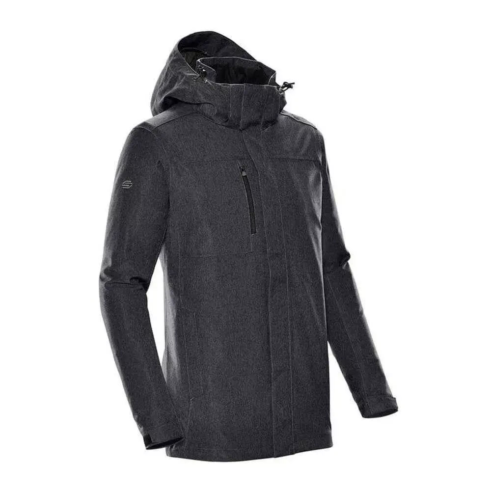 Parka homme 3 en 1 personnalisable gris