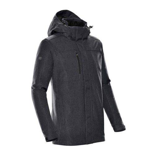 Parka homme 3 en 1 personnalisable gris