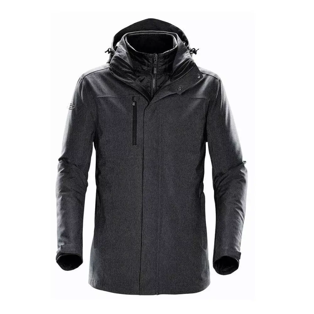 Parka homme 3 en 1 personnalisable gris