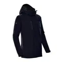 Parka homme 3 en 1 personnalisable bleu marine