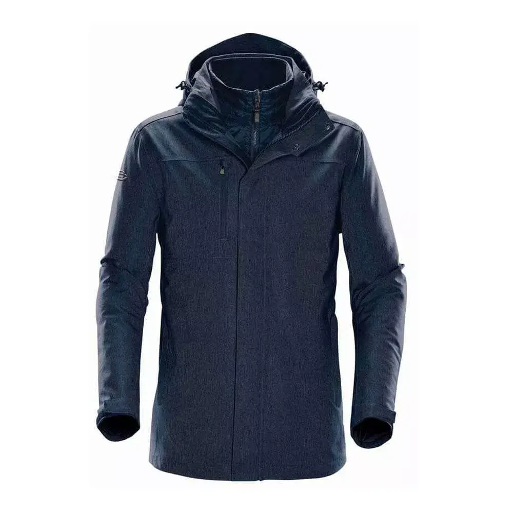 Parka homme 3 en 1 personnalisable bleu marine