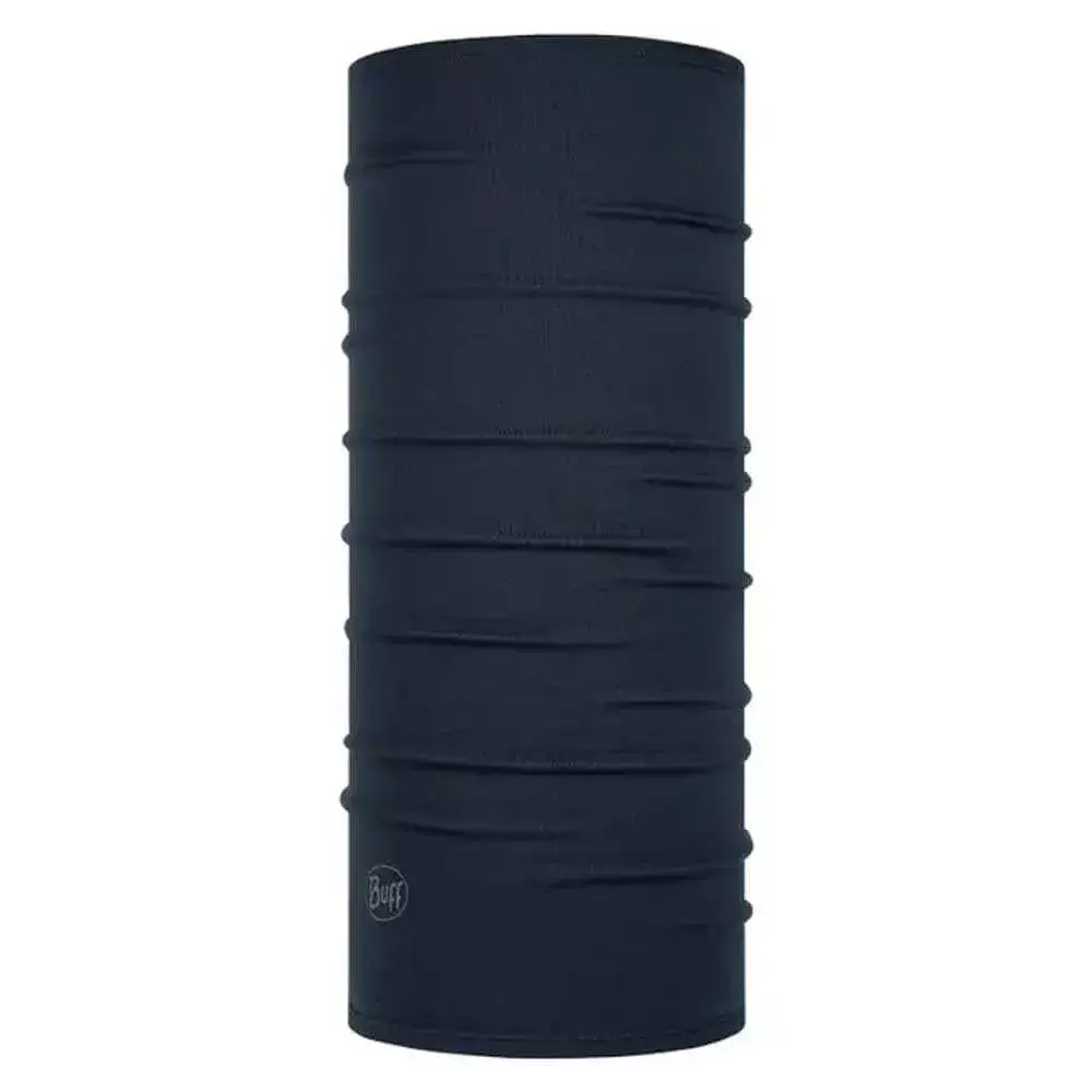 Tour de cou bleu marine laine merinos Froid Extreme - Buff