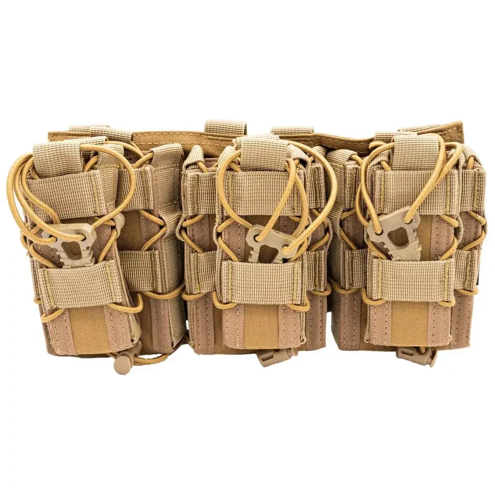 Porte chargeur triple mixte 9mm / 223/M4 coyote - ADN Tactical