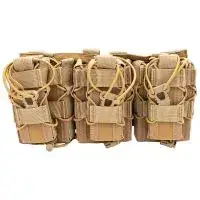 Porte chargeur triple mixte 9mm / 223/M4 coyote - ADN Tactical