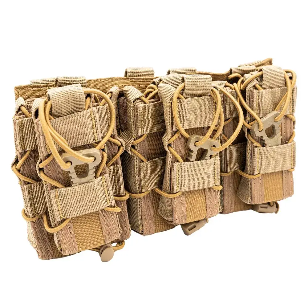 Porte chargeur triple mixte 9mm / 223/M4 coyote - ADN Tactical
