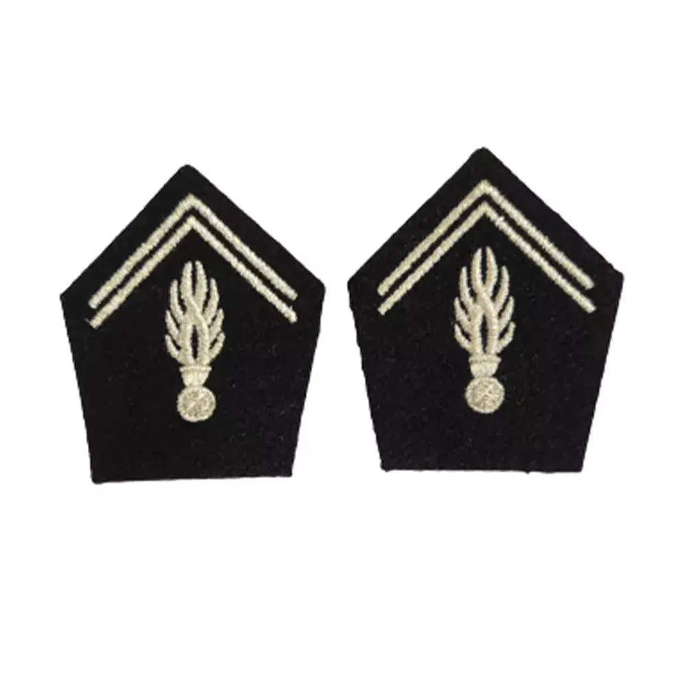 Paire d'ecus de col pour vareuse Gendarmerie Departementale