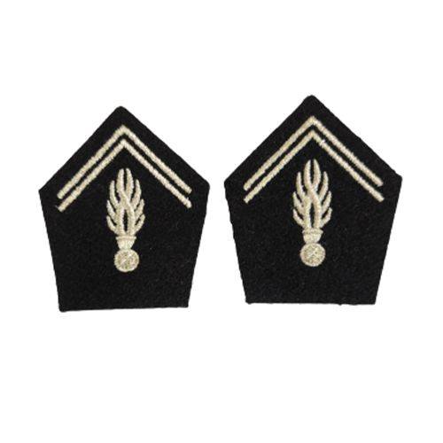 Paire d&#039;ecus de col pour vareuse Gendarmerie Departementale