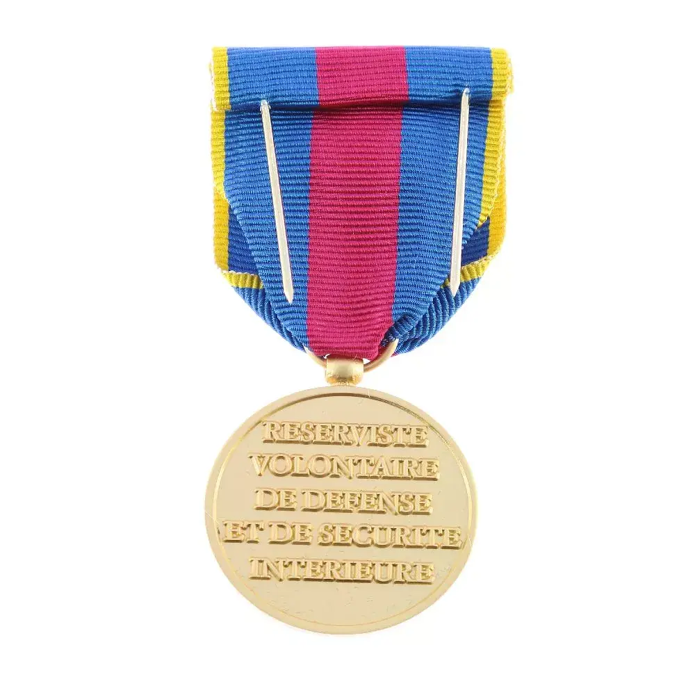 Medaille ordonnance Reserviste de la Defense et de la Securite Interieure Or