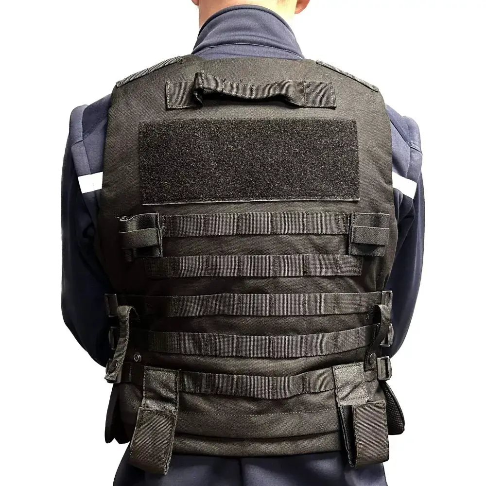 Gilet d'intervention Molle porte plaques noir V2 - ADN Tactical Gilet d'intervention Molle porte plaques noir V2 - ADN Tactical