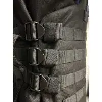 Gilet d'intervention Molle porte plaques noir V2 - ADN Tactical
