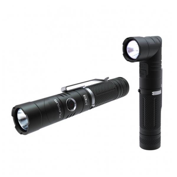 Lampe tactique AR10 1080Lumens rechageable USB tête orientable - Klarus