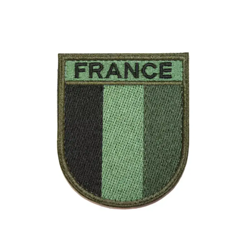 Ecusson de Bras Brode FRANCE B.V vert