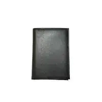 Porte carte 3 volets 100 % cuir véritable avec porte-monnaie
