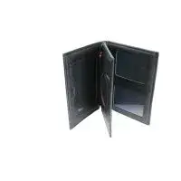 Porte carte 3 volets 100 % cuir véritable