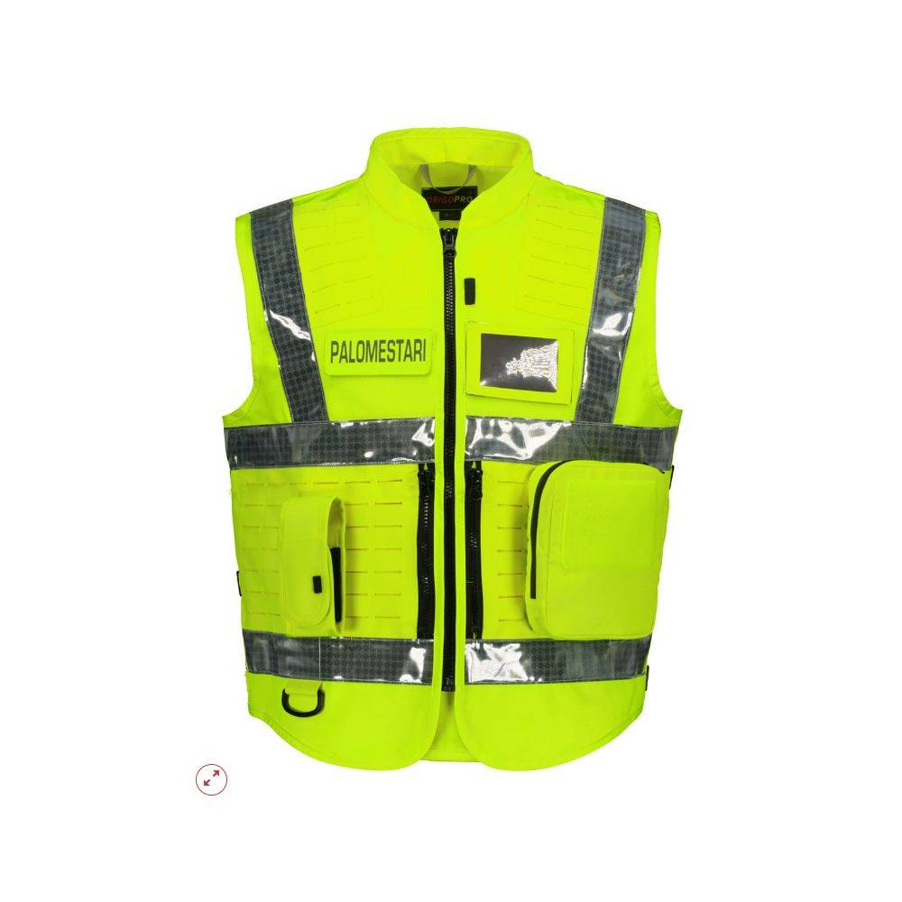 Police Municipale Gilet Tactique Jaune Fluo Gendarmerie Gilet
