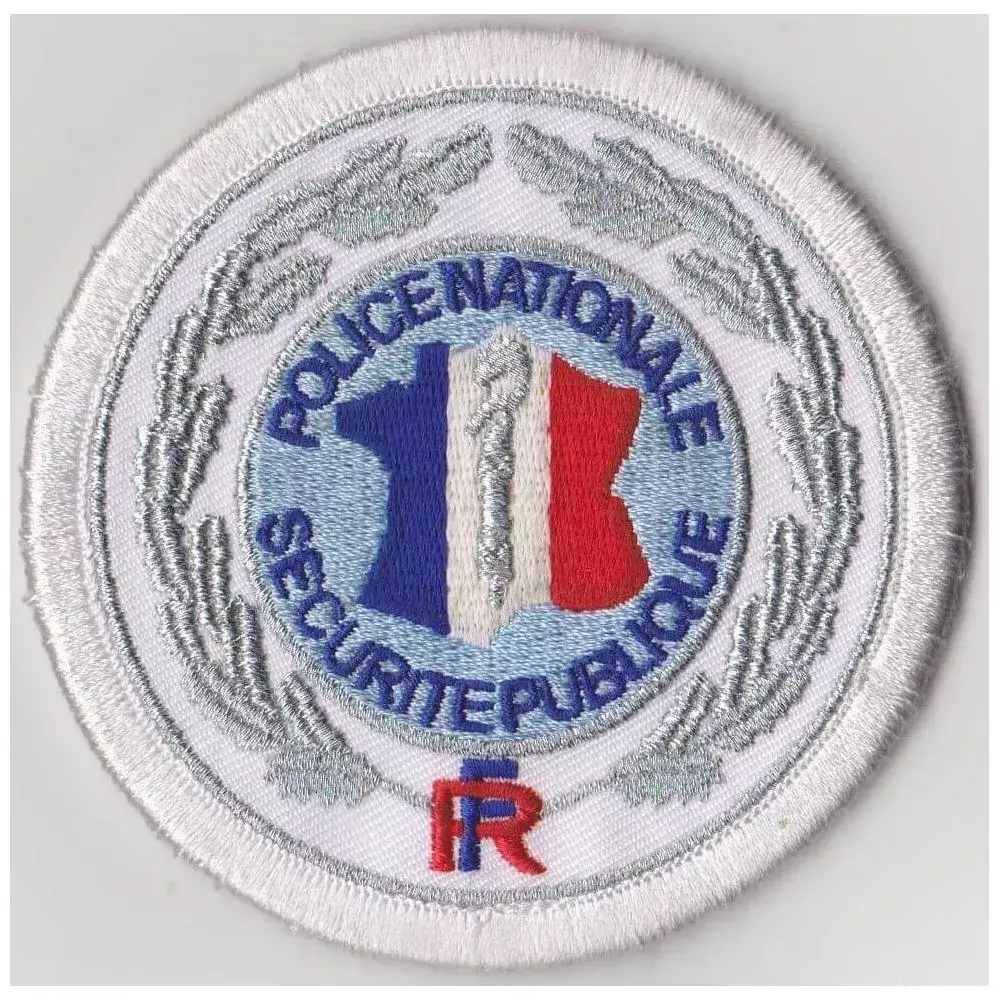 Ecusson circulaire brode Police Nationale Securite Publique Ecusson circulaire brode Police Nationale Securite Publique
