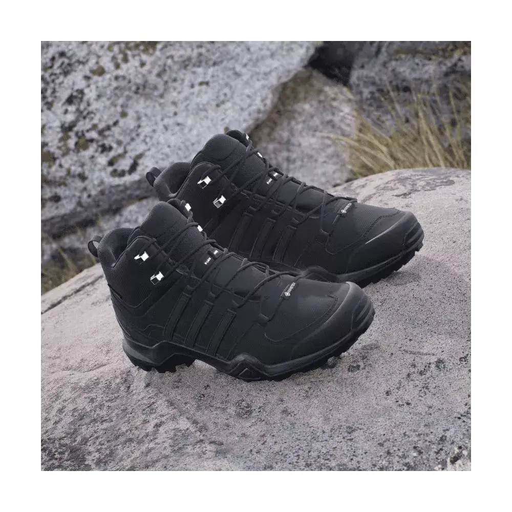 Chaussures Terrex Swift R2 Mid GTX Carbon - Adidas Chaussures Terrex Swift R2 Mid GTX Carbon - Adidas
