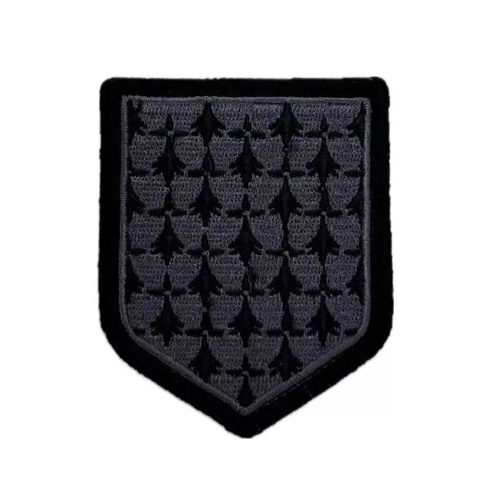Ecusson de Bras Brode Gendarmerie Departementale Bretagne Basse Visibilite Noir