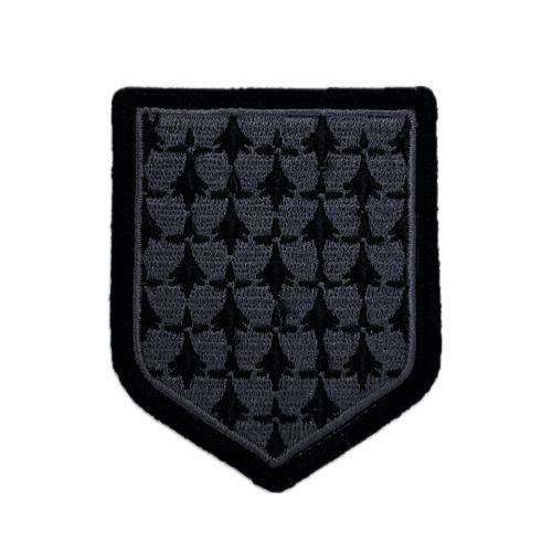 Ecusson de Bras Brode Gendarmerie Departementale Bretagne Basse Visibilite Noir