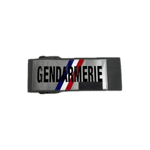 Brassard Gendarmerie reglable avec support velcro numero RIO