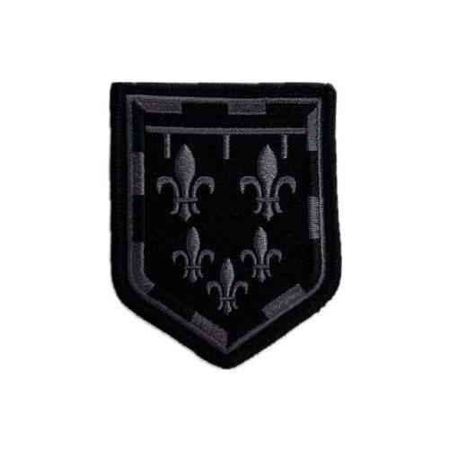 Ecusson de Bras Brode Gendarmerie Departementale Centre Basse Visibilite Noir