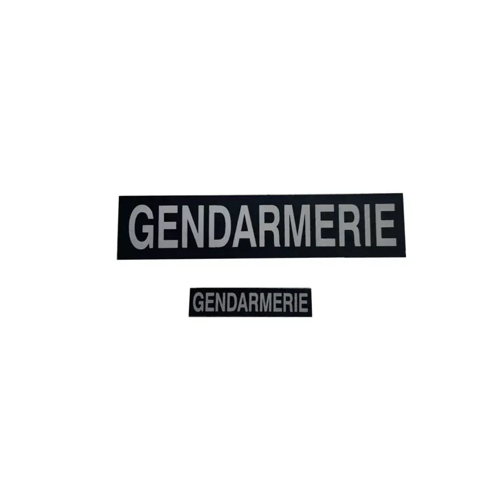 Jeu de bandeaux Gendarmerie pour housse de GPB
