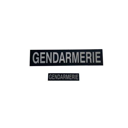 Jeu de bandeaux Gendarmerie pour housse de GPB