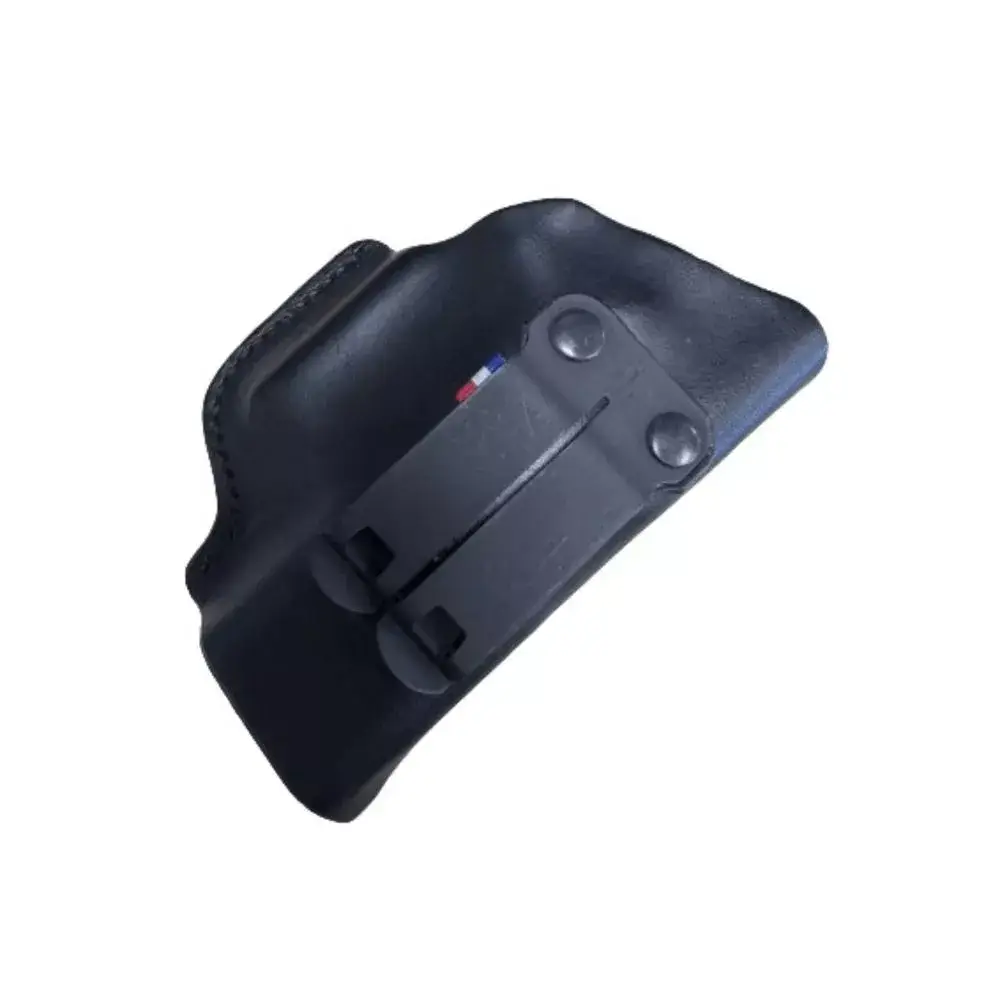 Holster Inside pour Glock 26 avec Clip métallique double monobloc fabrication Française By Passion cuir - ADN Tactical Holster Inside pour Glock 26 avec Clip métallique double monobloc fabrication Française By Passion cuir - ADN Tactical