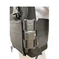 Housse tactique porte plaques TAC noir - ADN Tactical