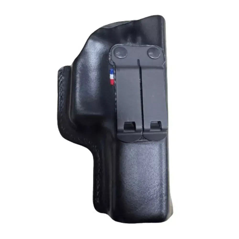 Holster Inside pour Sig Pro 2022avec Clip métallique double monobloc fabrication Française By Passion cuir - ADN T Holster Inside pour Sig Pro 2022avec Clip métallique double monobloc fabrication Française By Passion cuir - ADN T