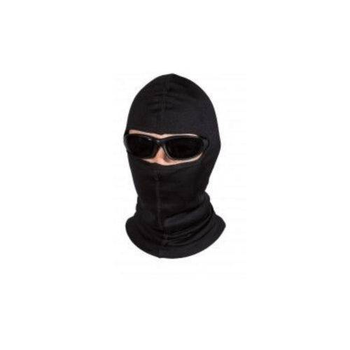 Cagoule panoramique noire 100% coton
