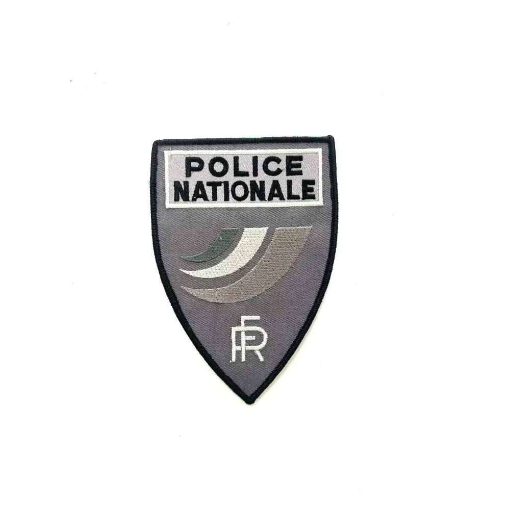 Écusson de poirtine triangulaire grand format Police basse visibilité Écusson de poirtine triangulaire grand format Police basse visibilité
