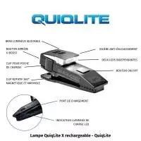 Lampe QuitLiteX rechargeable Rouge / Blanc